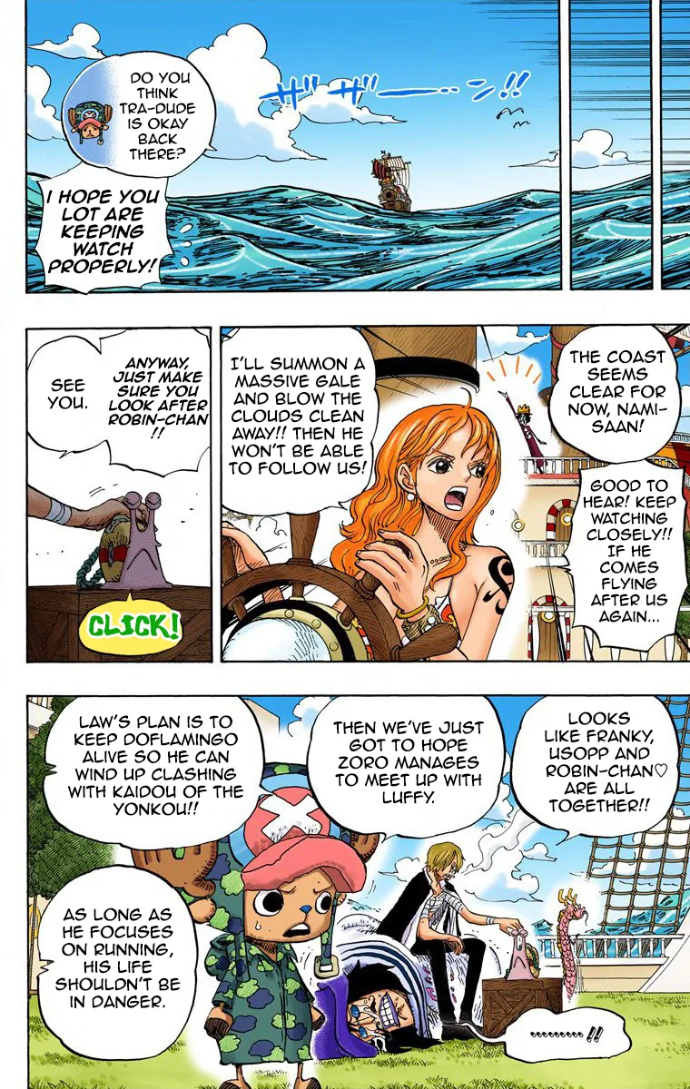 One Piece - Colored Chapter 725 page 4