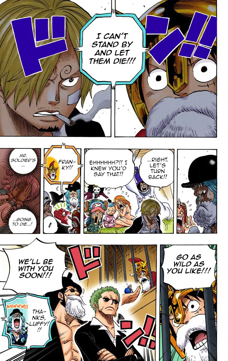 One Piece - Colored Chapter 729 page 14