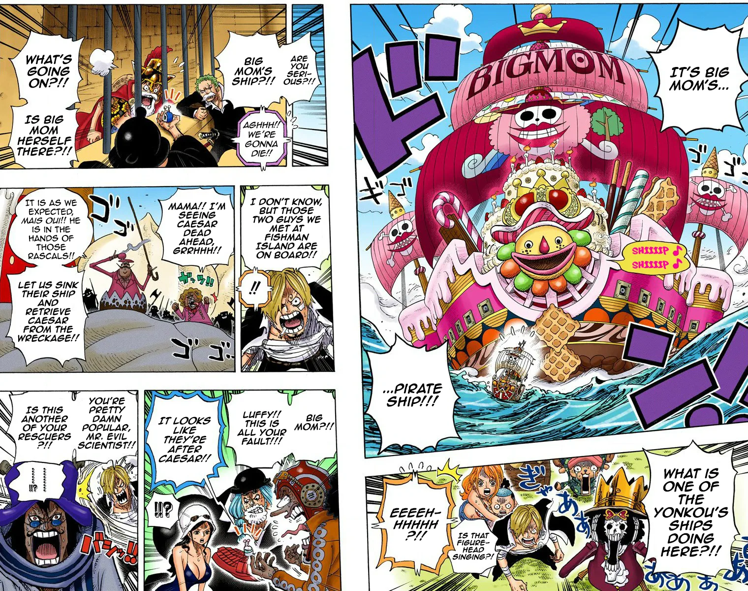 One Piece - Colored Chapter 730 page 12