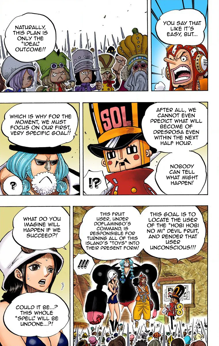 One Piece - Colored Chapter 731 page 8