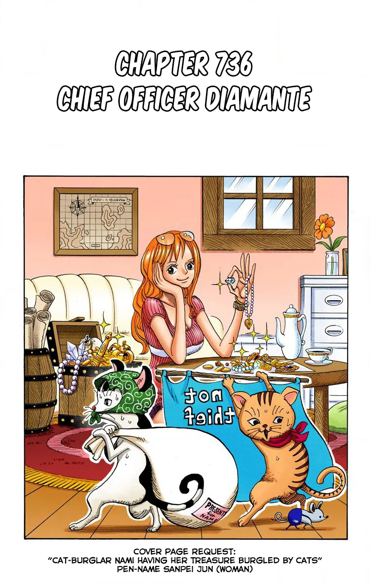 One Piece - Colored Chapter 736 page 2