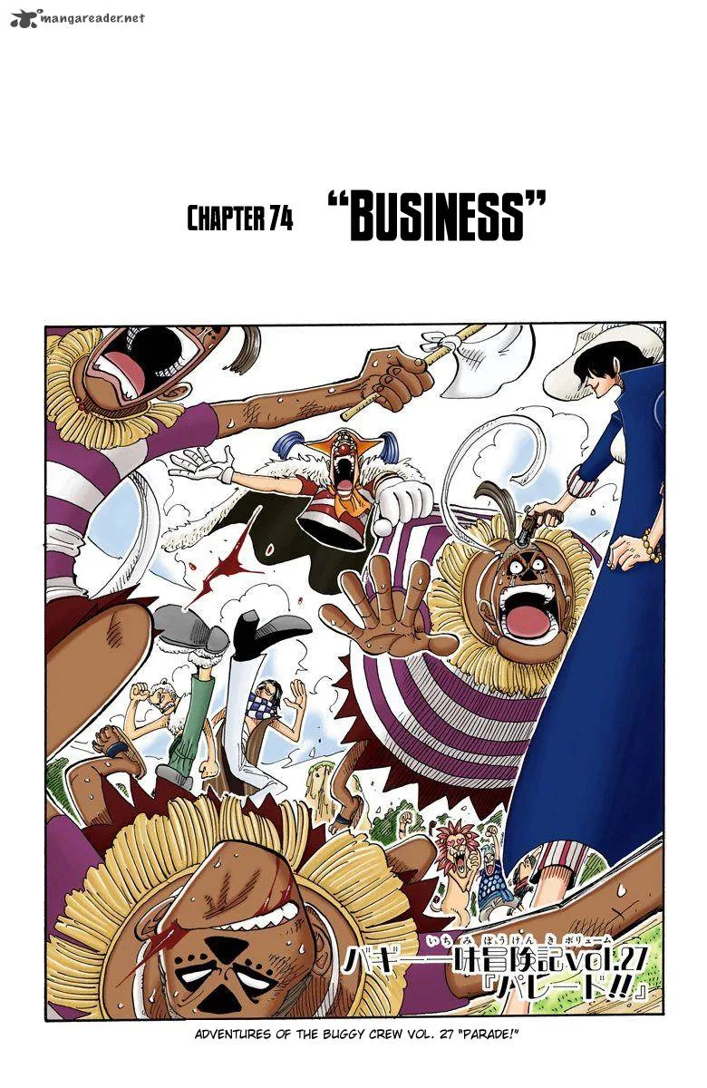 One Piece - Colored Chapter 74 page 1