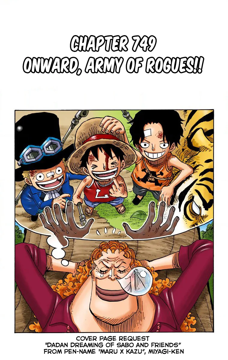 One Piece - Colored Chapter 749 page 2