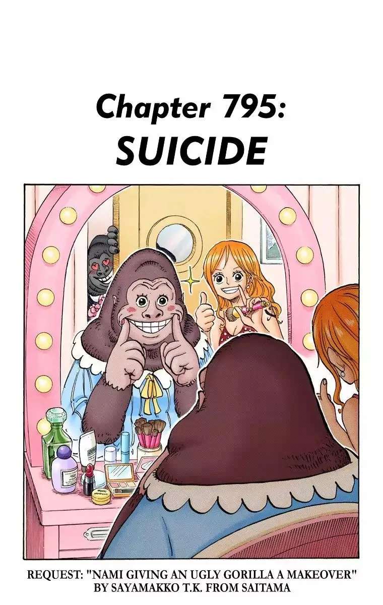 One Piece - Colored Chapter 795 page 1