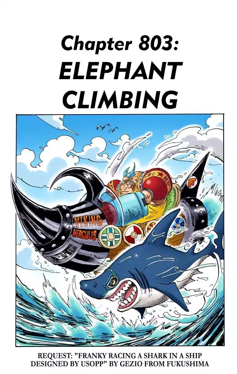 One Piece - Colored Chapter 803 page 1