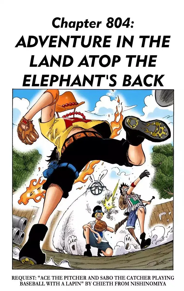 One Piece - Colored Chapter 804 page 1