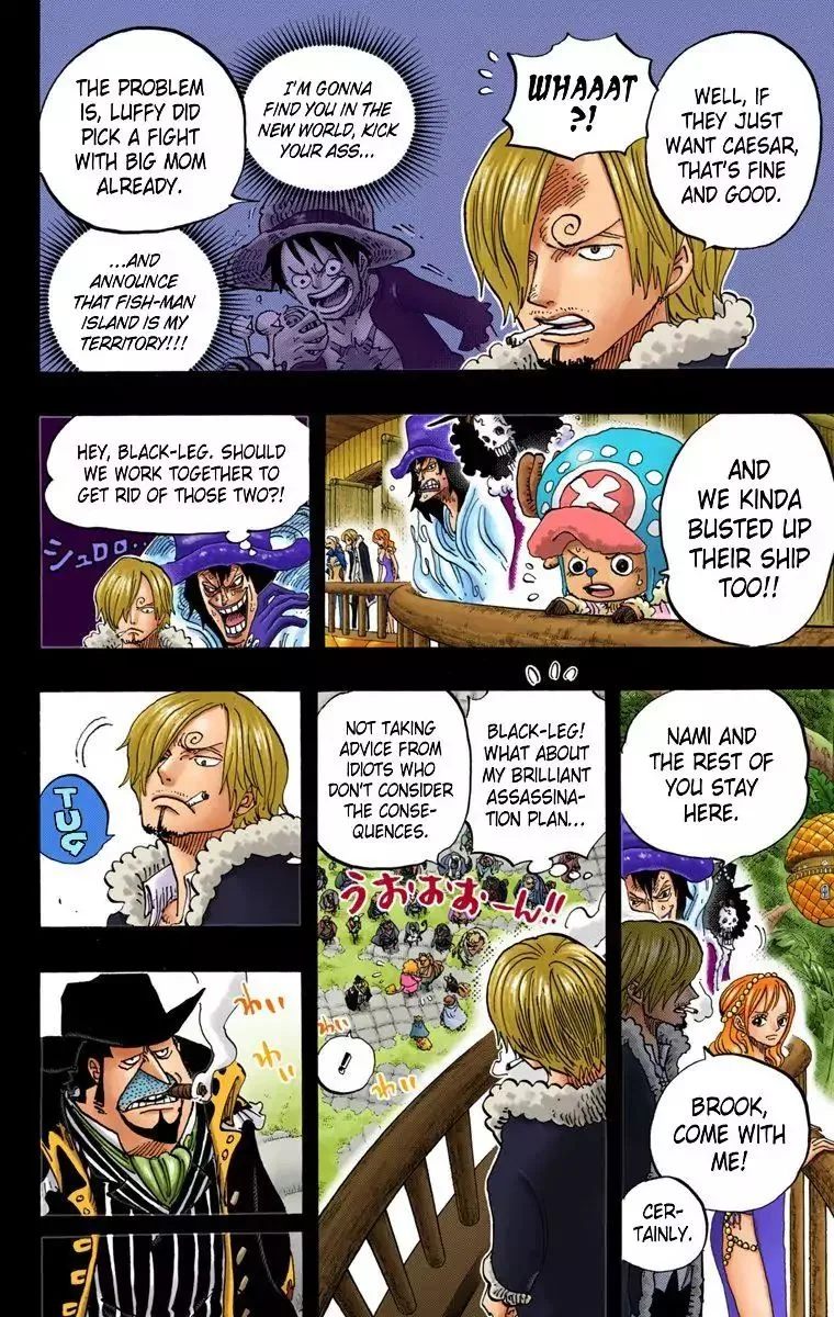 One Piece - Colored Chapter 812 page 8