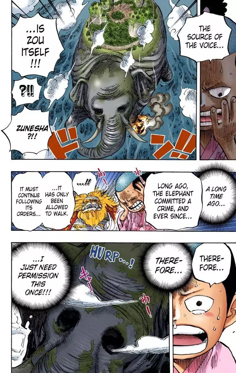 One Piece - Colored Chapter 821 page 10