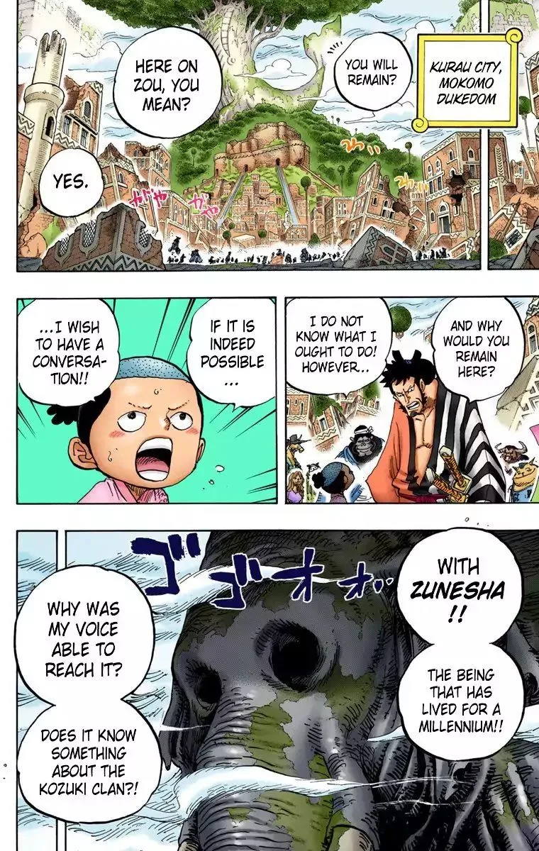 One Piece - Colored Chapter 822 page 4