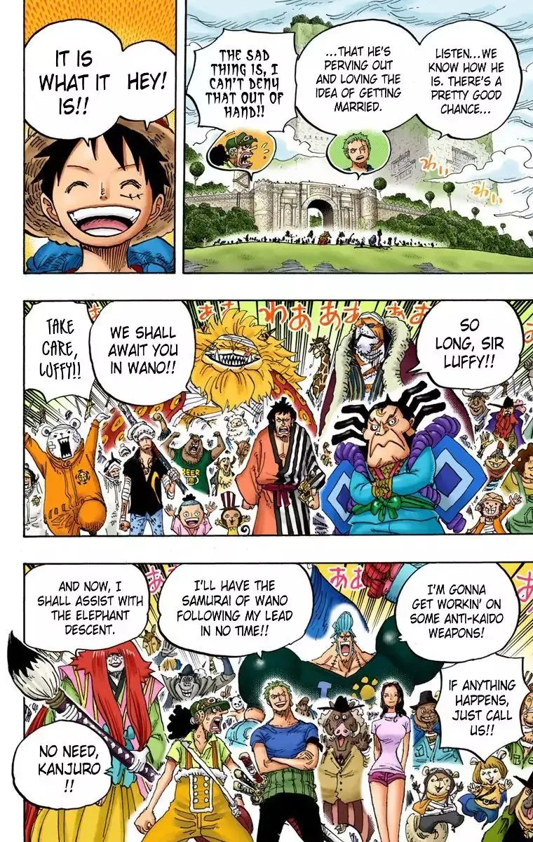 One Piece - Colored Chapter 822 page 14