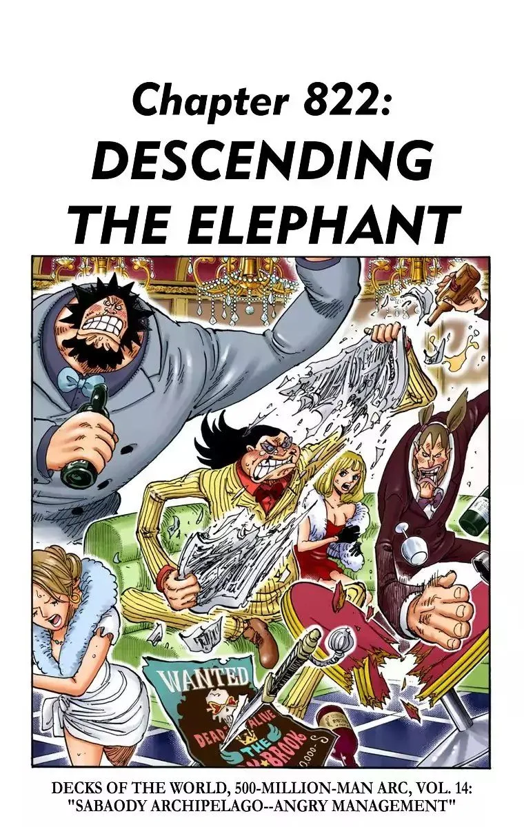 One Piece - Colored Chapter 822 page 1