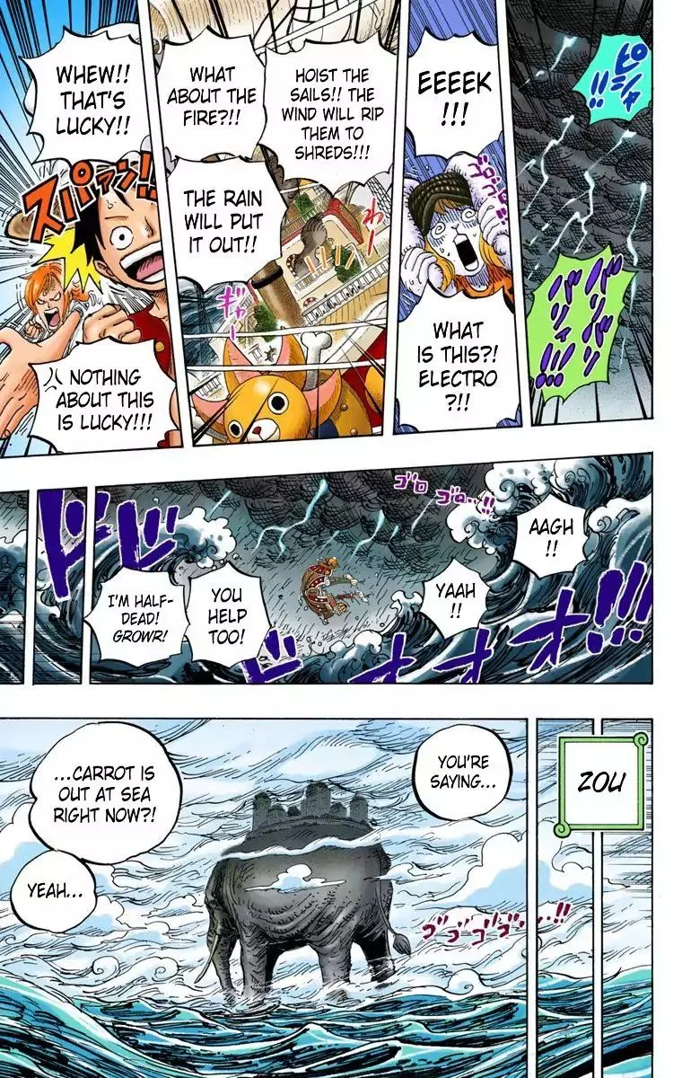 One Piece - Colored Chapter 824 page 7