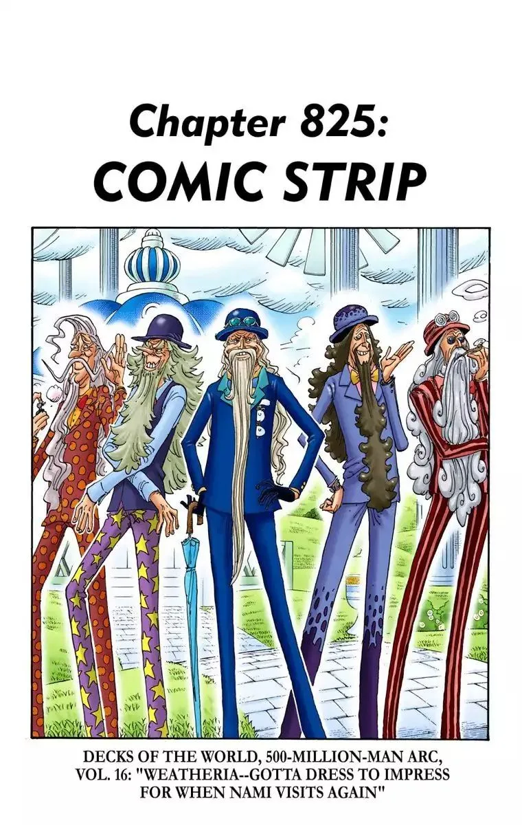 One Piece - Colored Chapter 825 page 1