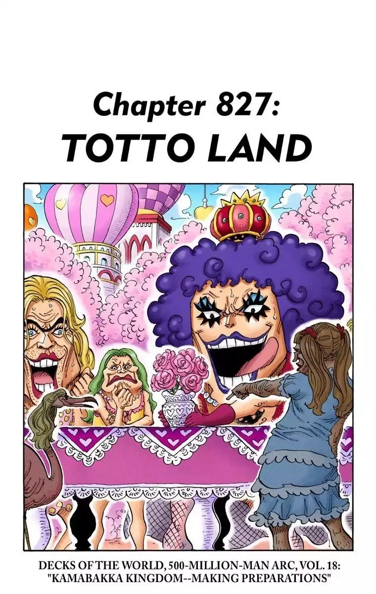One Piece - Colored Chapter 827 page 1