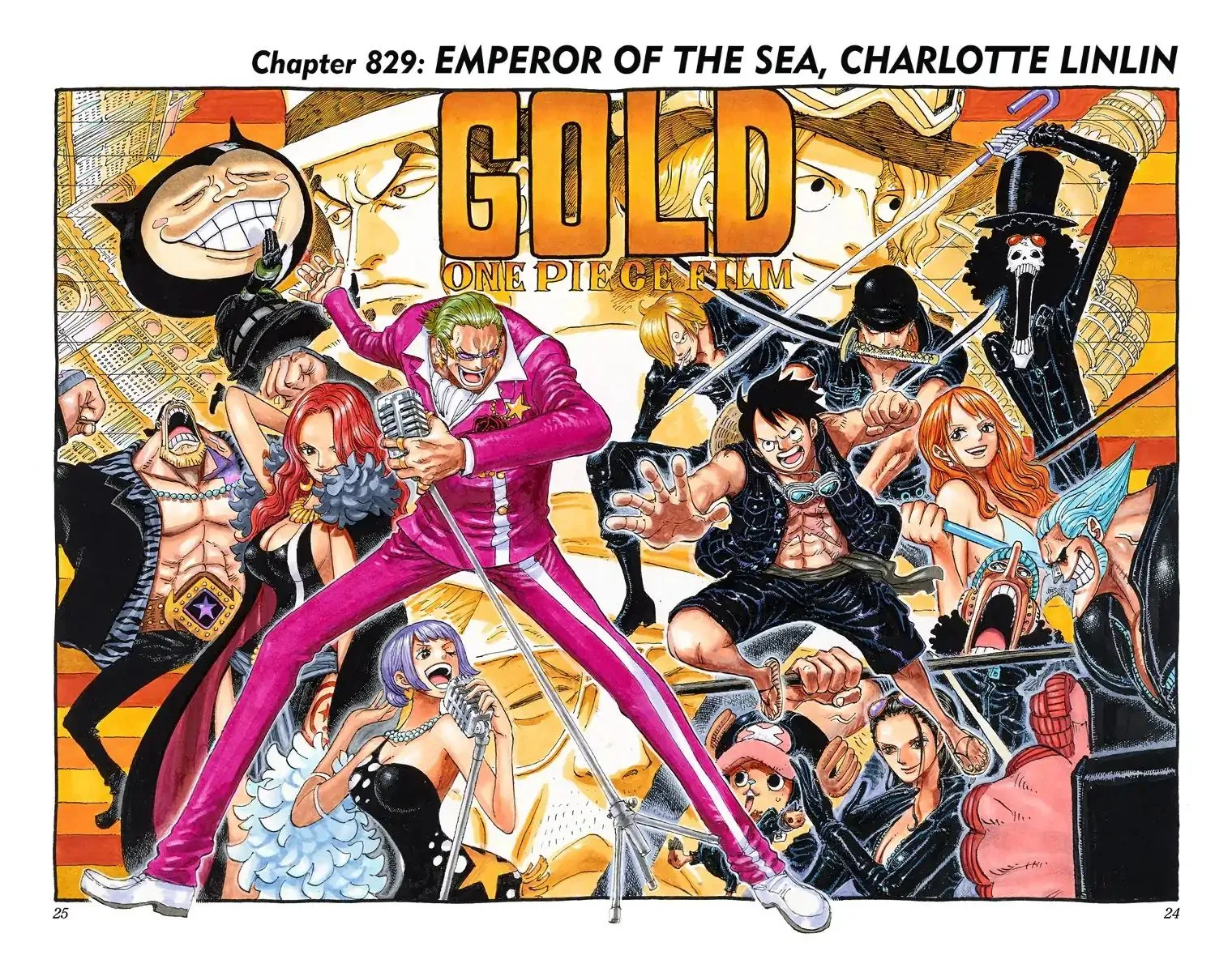 One Piece - Colored Chapter 829 page 1