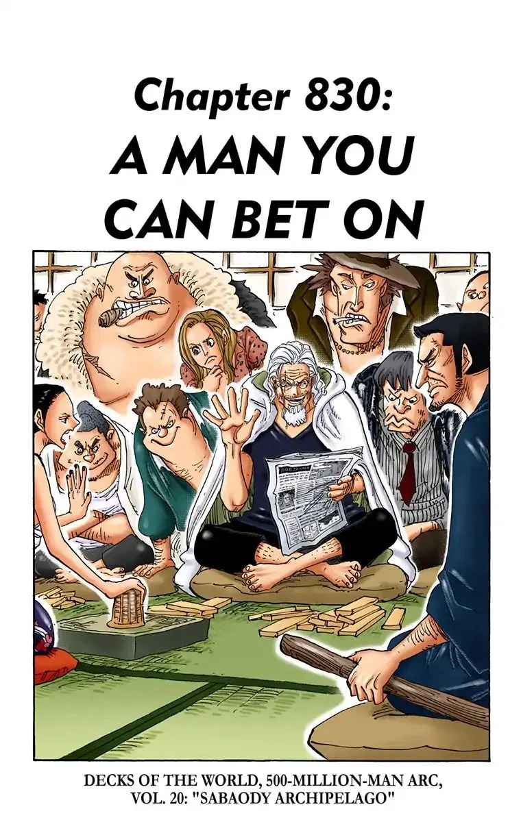 One Piece - Colored Chapter 830 page 1