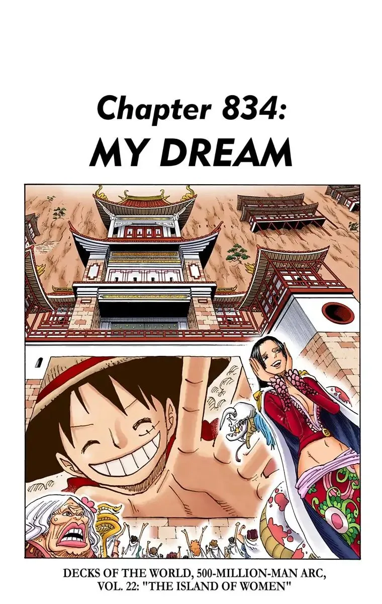 One Piece - Colored Chapter 834 page 1