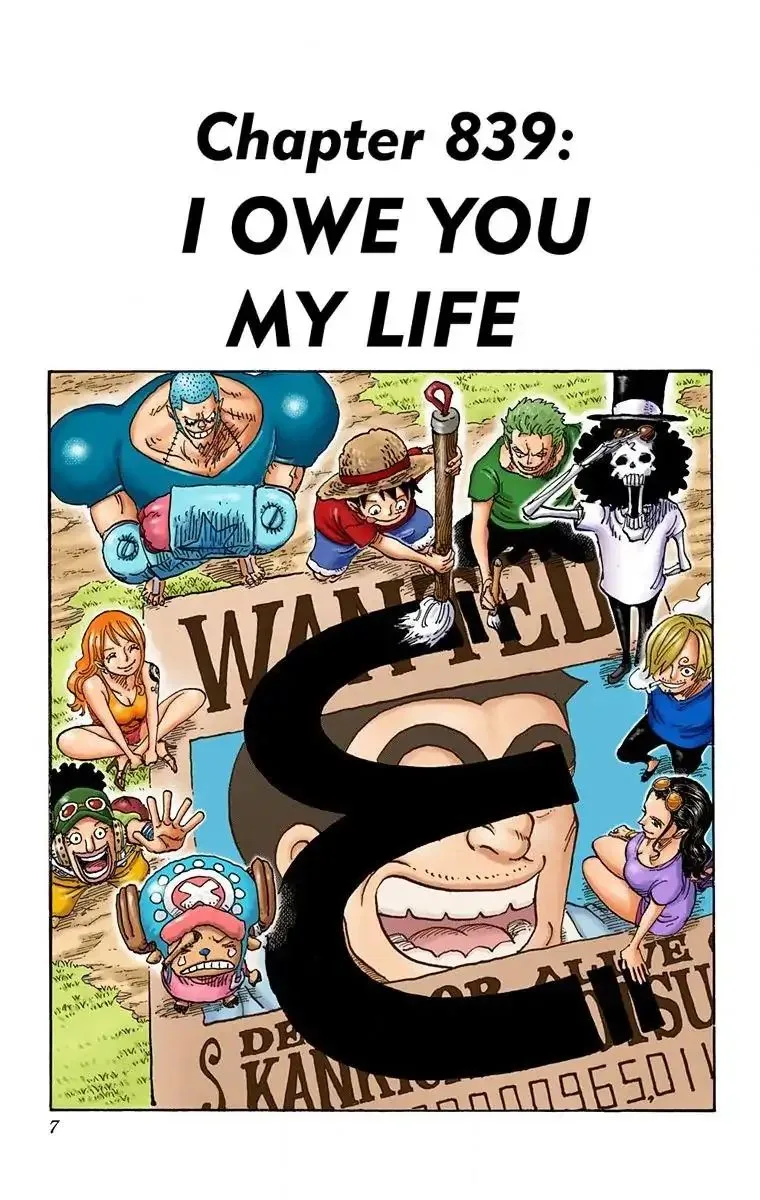 One Piece - Colored Chapter 839 page 6