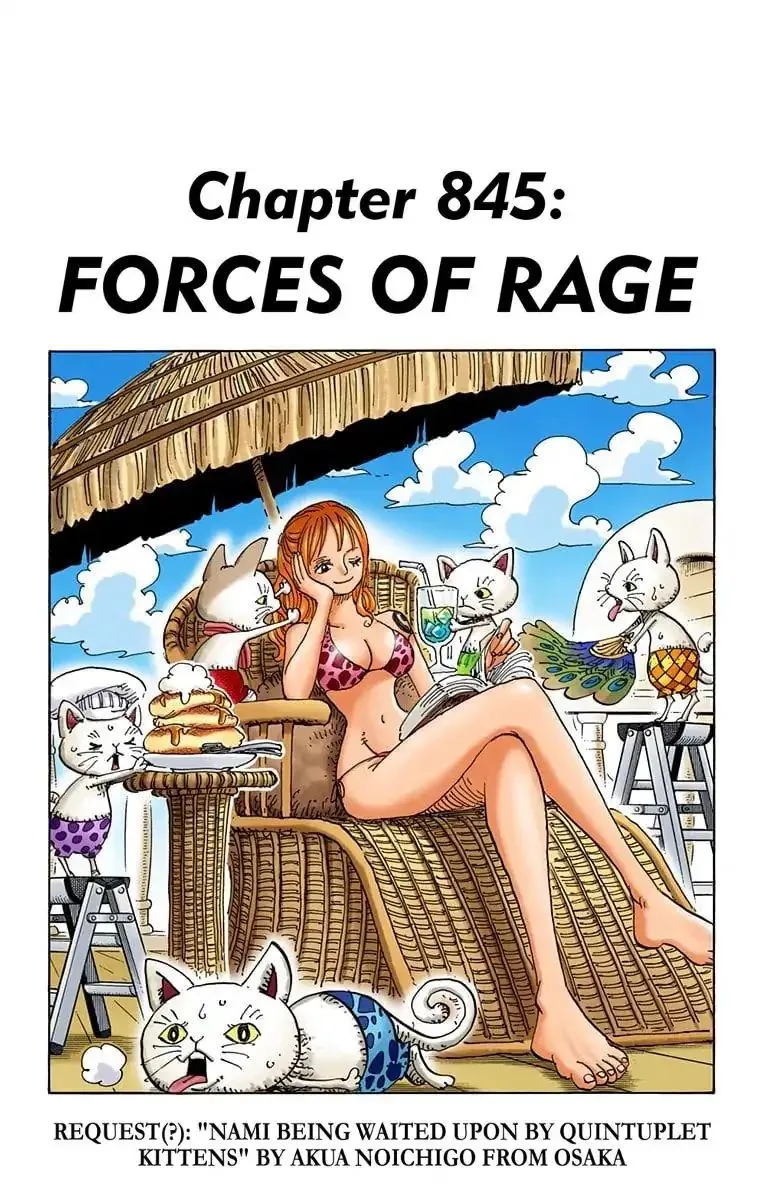 One Piece - Colored Chapter 845 page 1