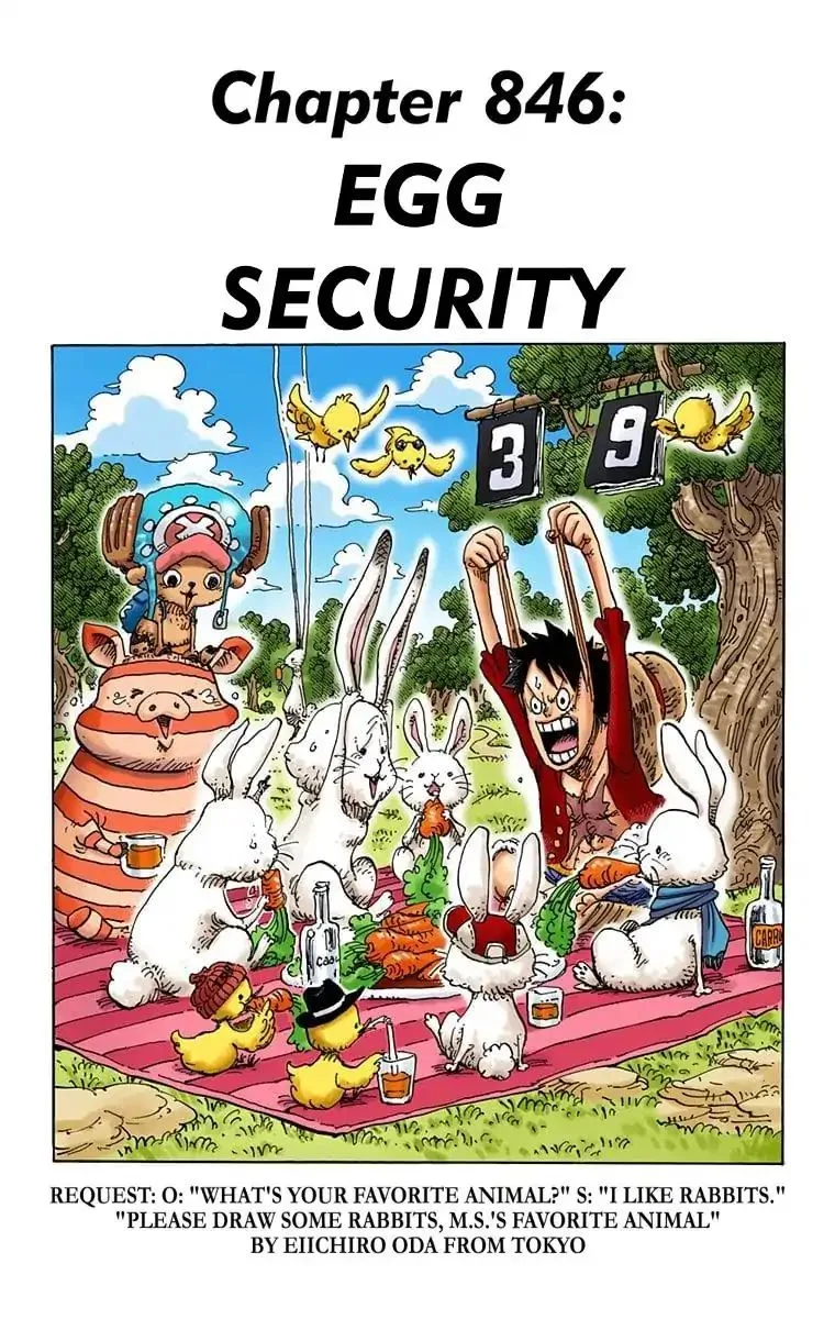 One Piece - Colored Chapter 846 page 1