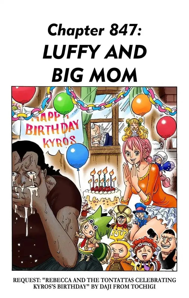 One Piece - Colored Chapter 847 page 1