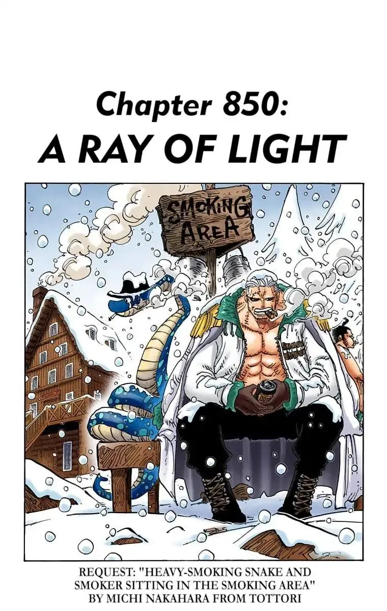 One Piece - Colored Chapter 850 page 1