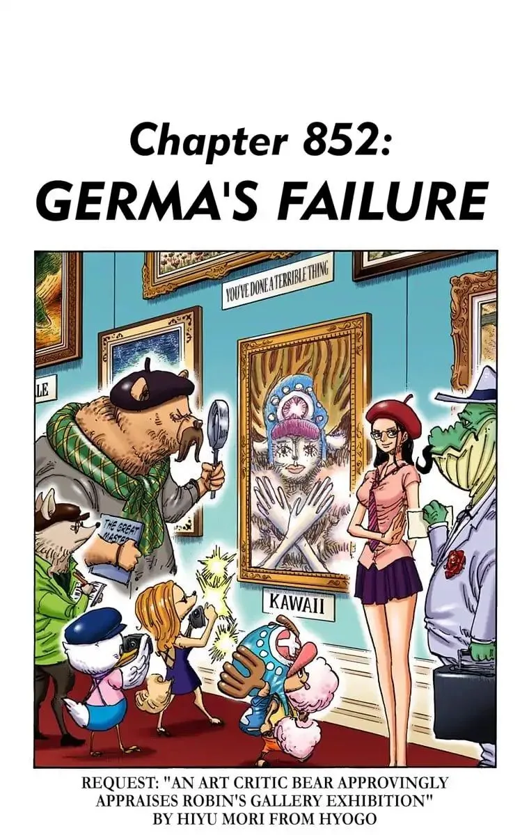 One Piece - Colored Chapter 852 page 1
