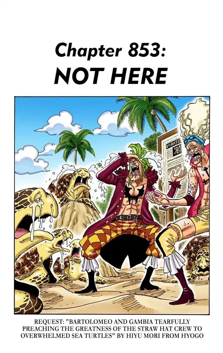One Piece - Colored Chapter 853 page 1
