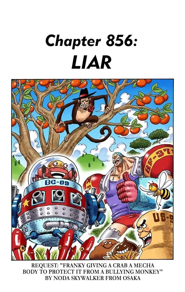 One Piece - Colored Chapter 856 page 1