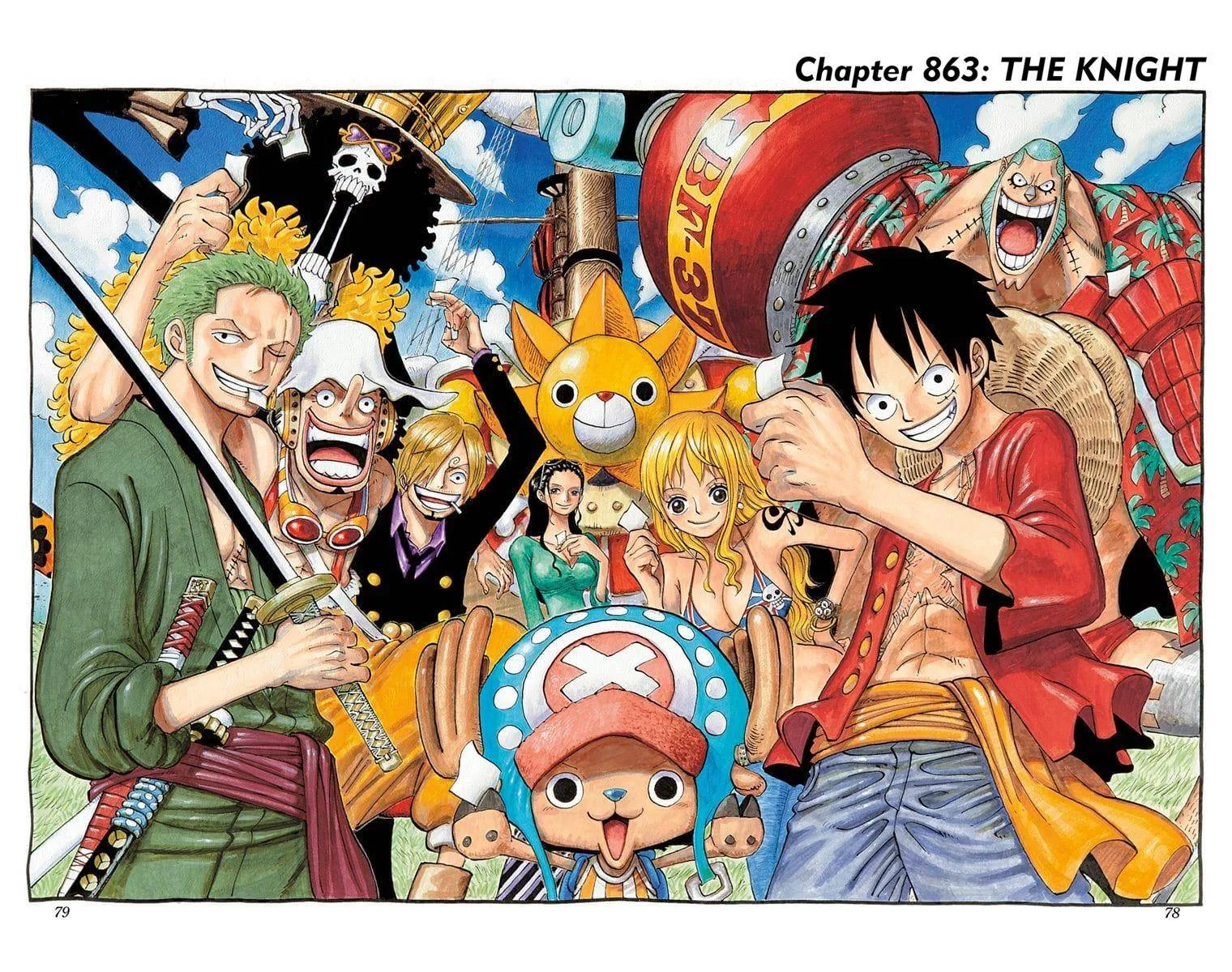 One Piece - Colored Chapter 863 page 1