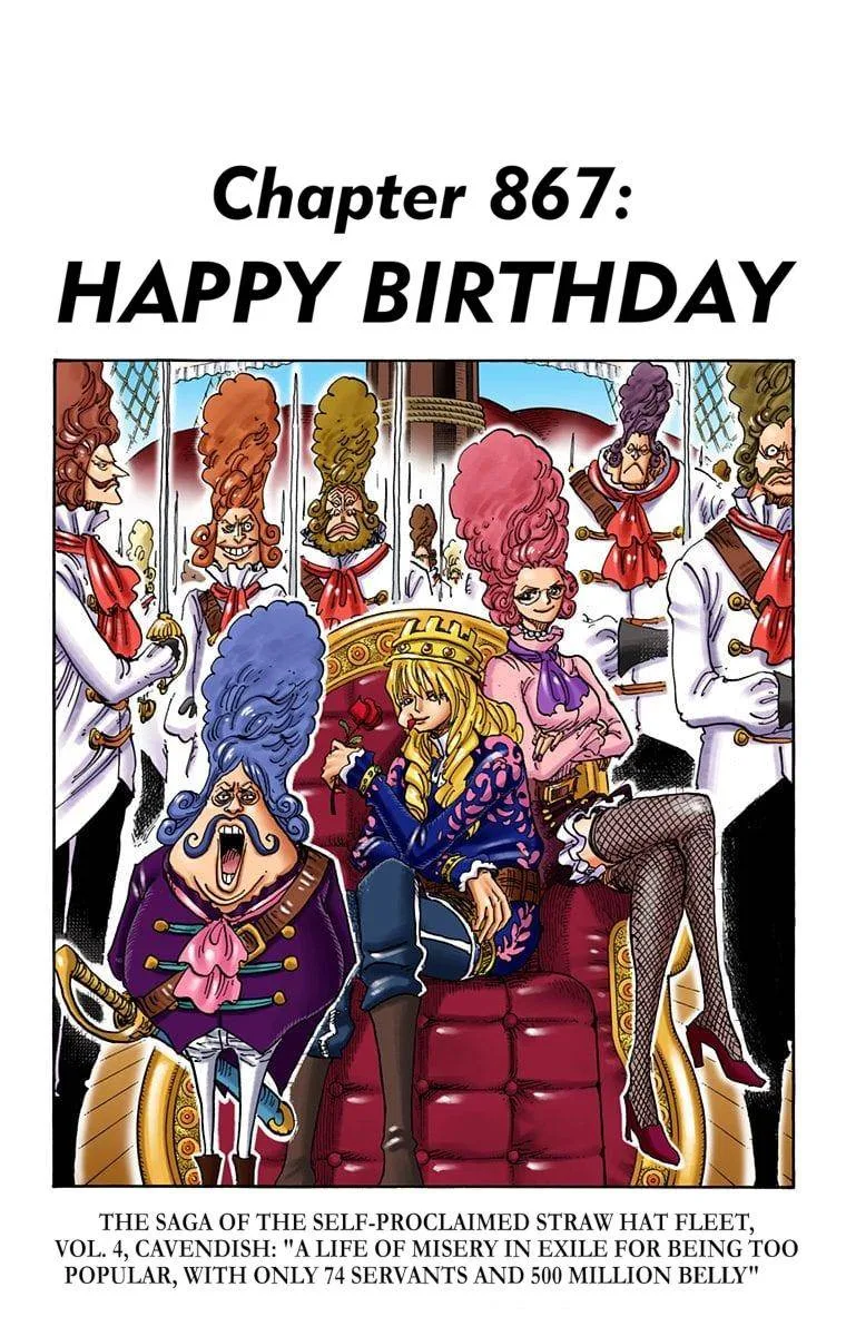 One Piece - Colored Chapter 867 page 1