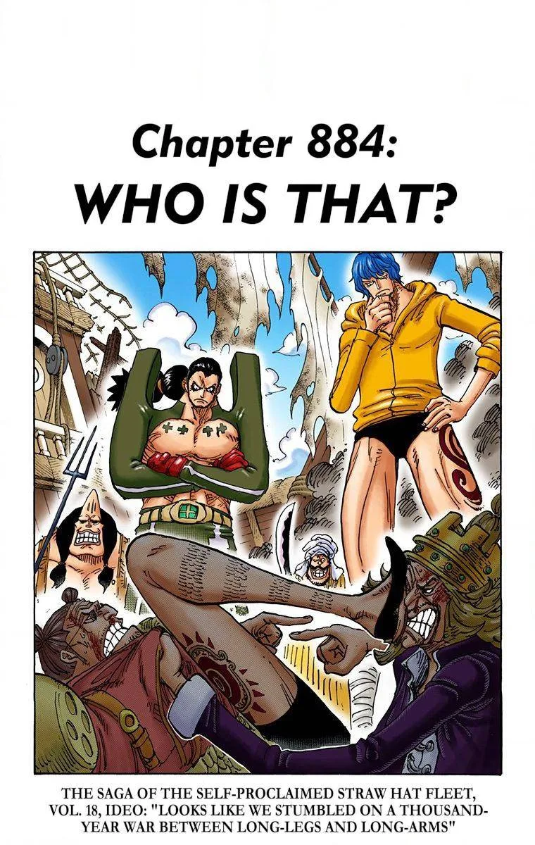 One Piece - Colored Chapter 884 page 1