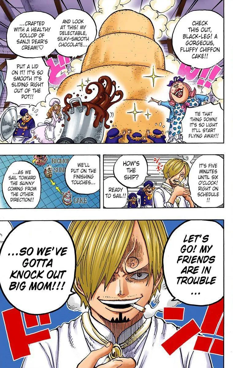 One Piece - Colored Chapter 885 page 15