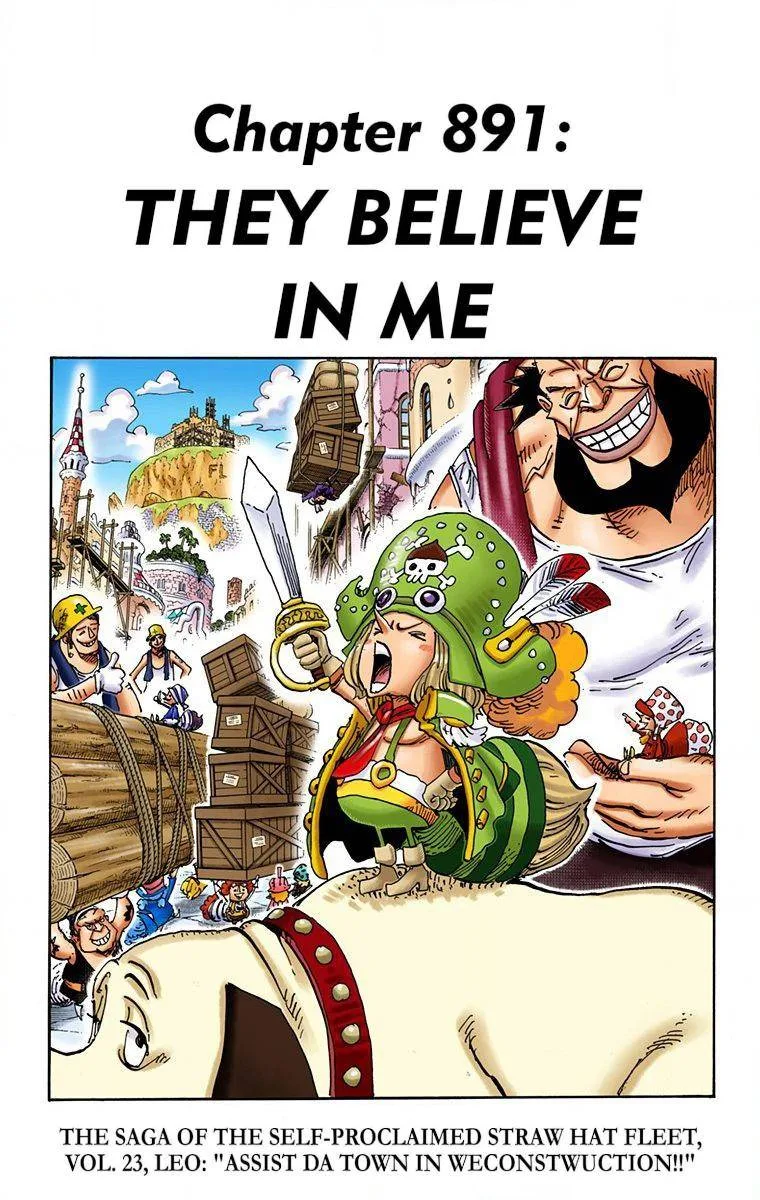 One Piece - Colored Chapter 891 page 1