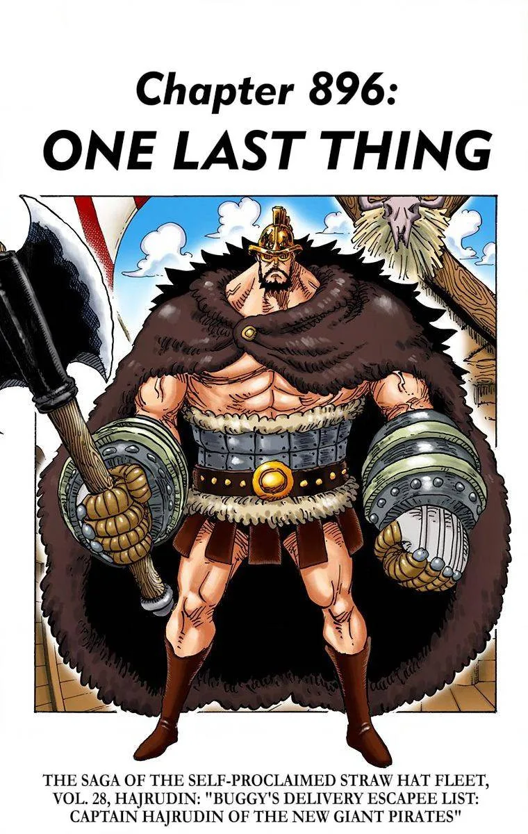 One Piece - Colored Chapter 896 page 1