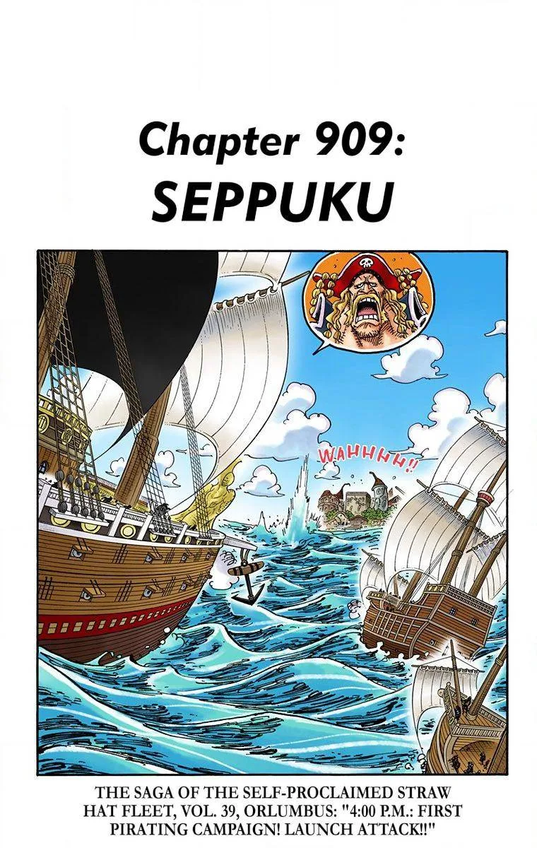One Piece - Colored Chapter 909 page 1