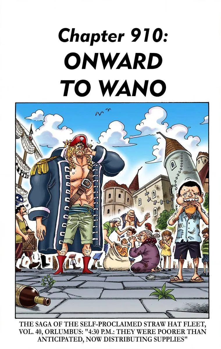 One Piece - Colored Chapter 910 page 1