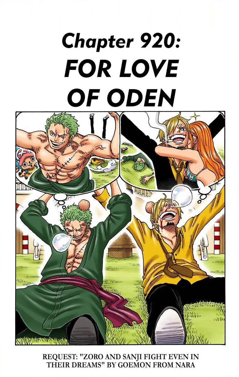 One Piece - Colored Chapter 920 page 1
