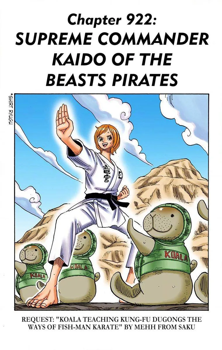 One Piece - Colored Chapter 922 page 8