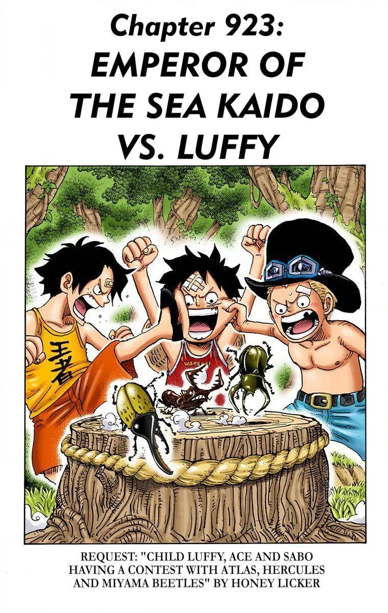 One Piece - Colored Chapter 923 page 1