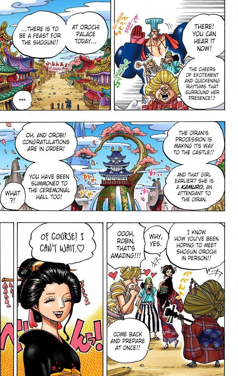 One Piece - Colored Chapter 927 page 13