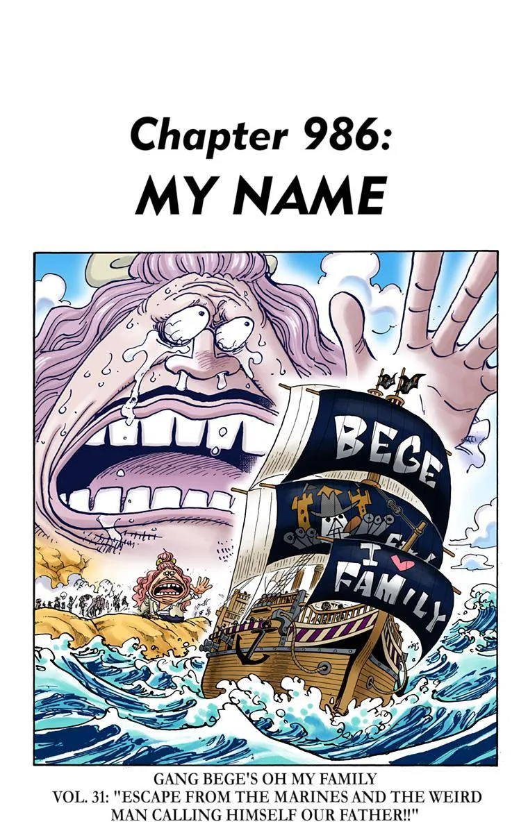 One Piece - Colored Chapter 986 page 1