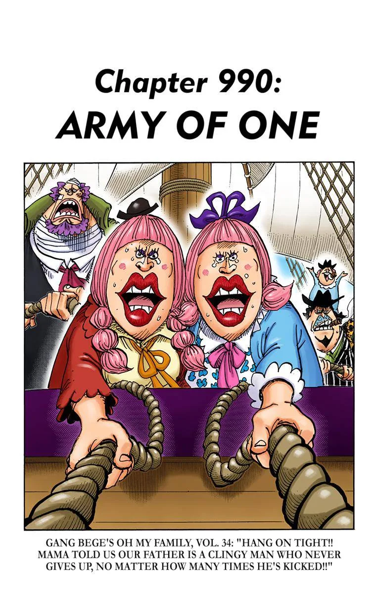 One Piece - Colored Chapter 990 page 1