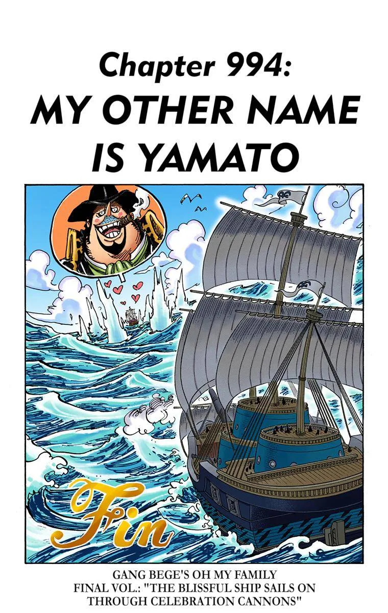 One Piece - Colored Chapter 994 page 1