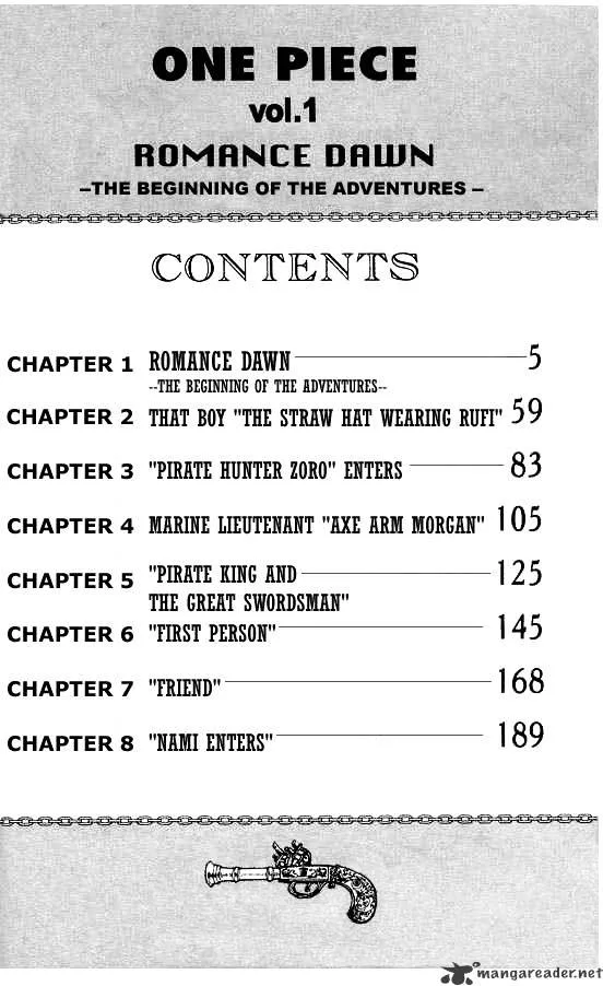 One Piece Chapter 1 page 3