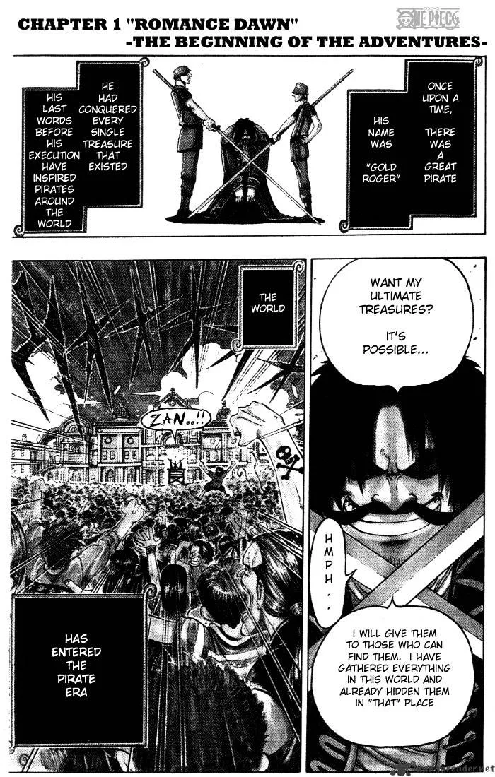 One Piece Chapter 1 page 4