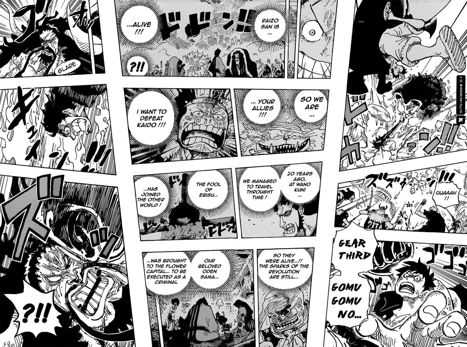 One Piece Chapter 1000 page 13