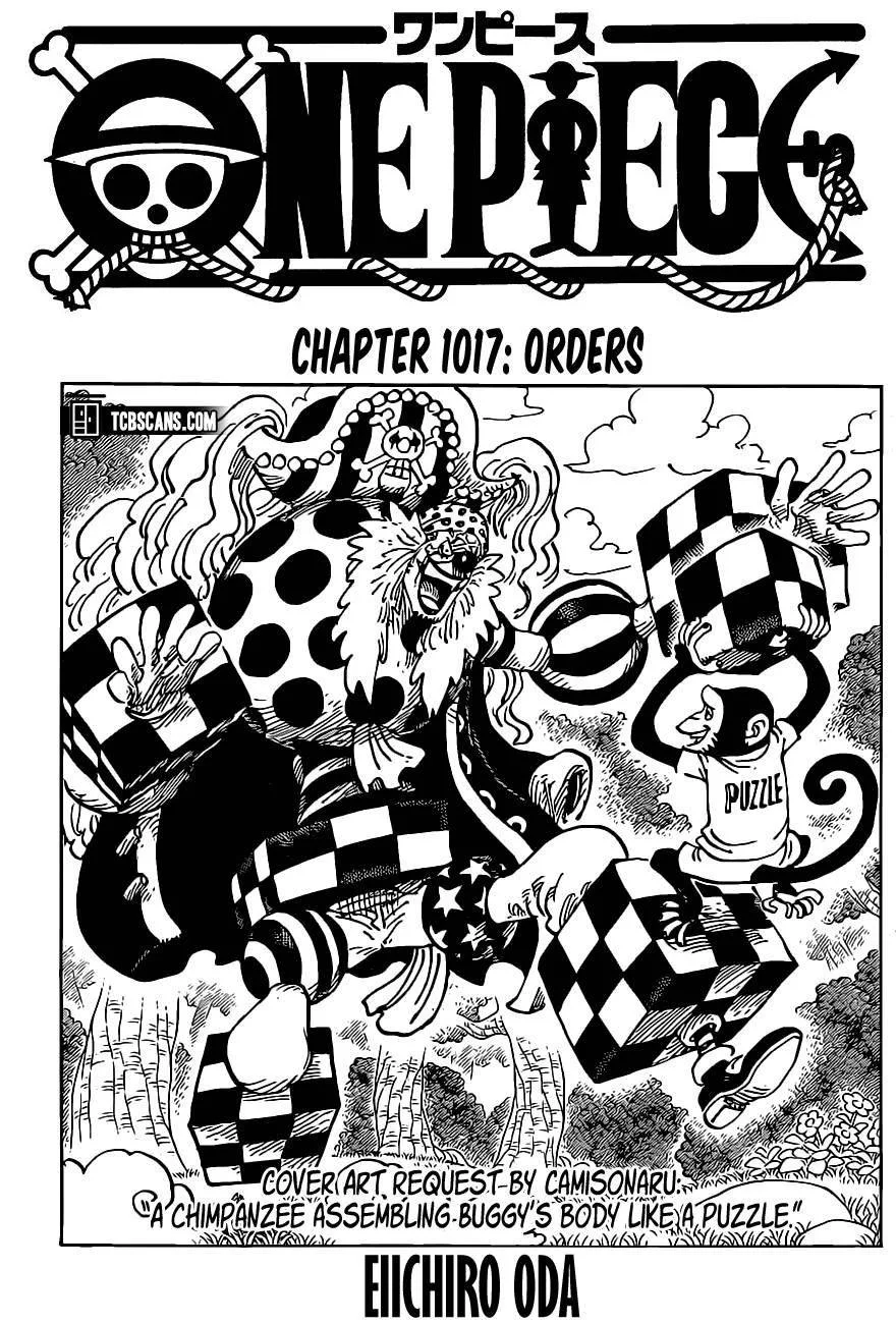 One Piece Chapter 1017 page 1