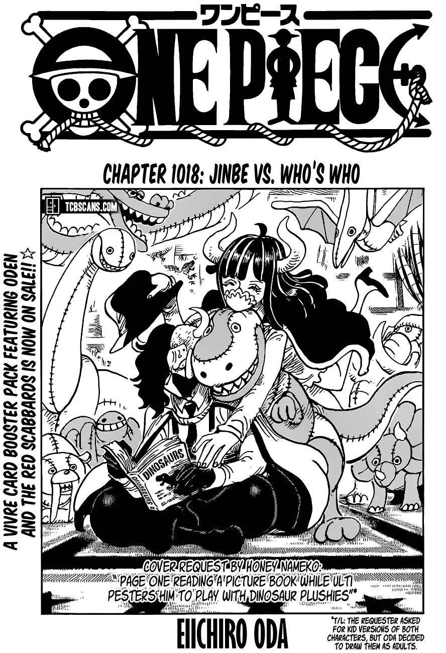 One Piece Chapter 1018 page 1