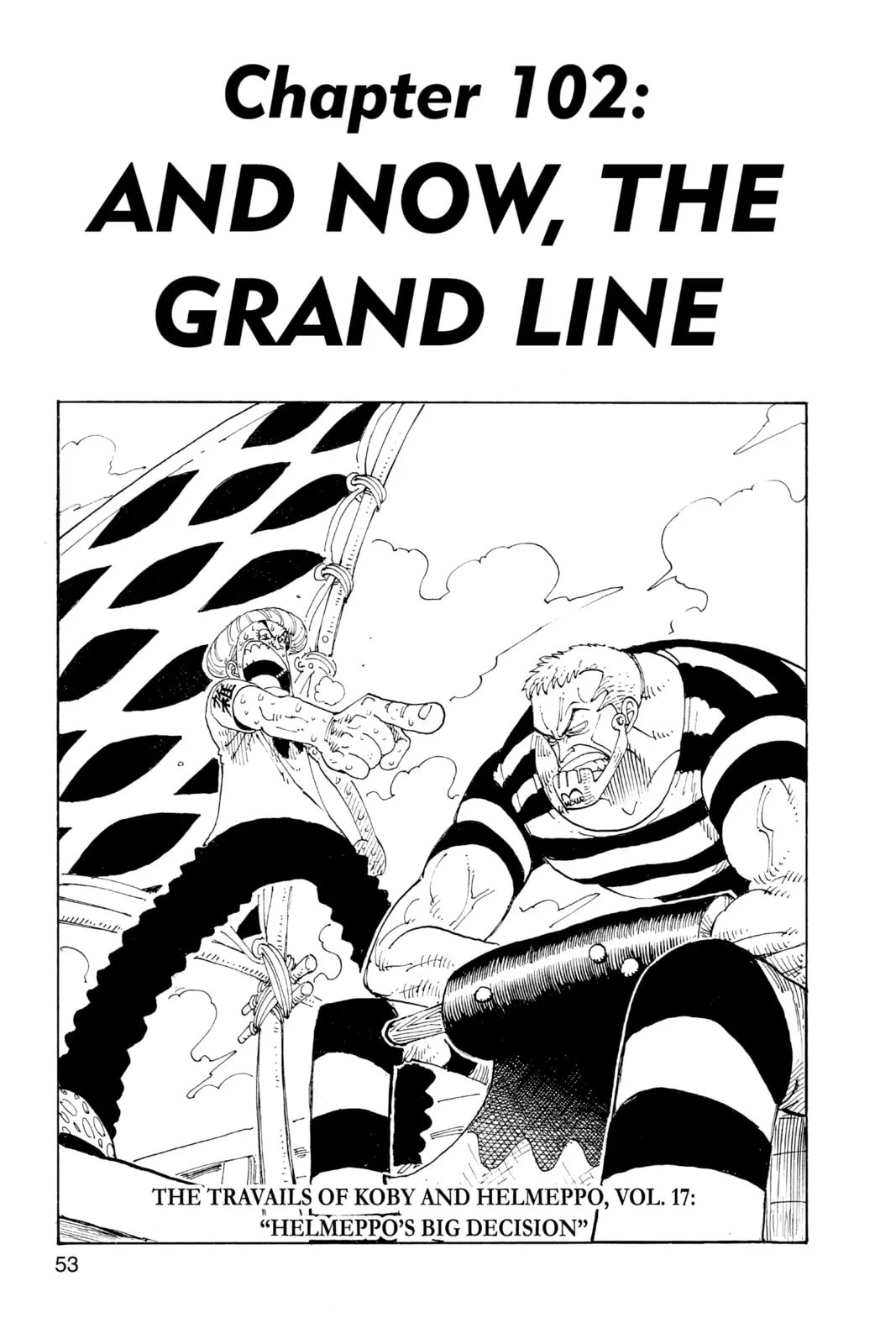 One Piece Chapter 102.1 page 1